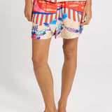 Copacabana Short - Mediterranean Print