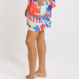 Copacabana Short - Mediterranean Print