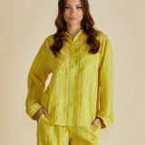 Hayman Shirt - Yellow/Pink Stripe
