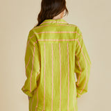 Hayman Shirt - Yellow/Pink Stripe