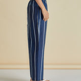 Hayman Pant - Navy/White Stripe