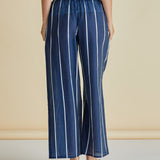 Hayman Pant - Navy/White Stripe