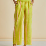 Hayman Pant - Yellow/Pink Stripe