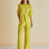 Hayman Pant - Yellow/Pink Stripe