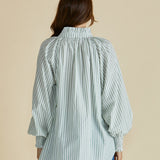 Romi Shirt - Green Stripe