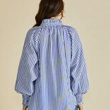 Romi Shirt - Navy Stripe