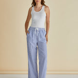 Georgie Pants - Navy Stripe