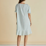 Livvy Dress - Green Stripe