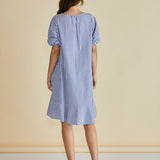 Livvy Dress - Navy Stripe