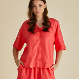 Scarlett Shirt - Red