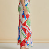 Brooke Bias Skirt - Seashell Print