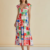 Sadie Dress - Seashell Print