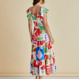 Sadie Dress - Seashell Print