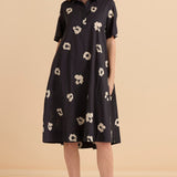 Savannah Swing Shirt Dress - Leopard Print