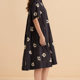 Savannah Swing Shirt Dress - Leopard Print