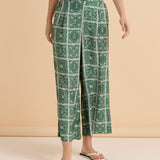 Pearl Palazzo Pant - Floral Tile Print