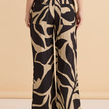 Sutton Relax Pant - Monochrome Floral