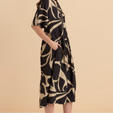 Camille Dress - Monochrome Floral