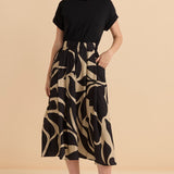 Ayden Dress - Monochrome Floral