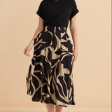 Ayden Dress - Monochrome Floral