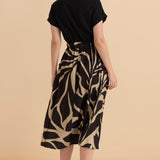 Ayden Dress - Monochrome Floral