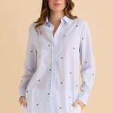 Reid Shirt - Blue Bow Stripe