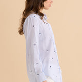 Reid Shirt - Blue Bow Stripe