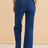 Straight Leg Jean - Dusty Blue