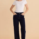 Straight Leg Jean - Indigo Blue