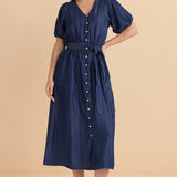 Lee Lyocell Dress - Dark Blue Wash