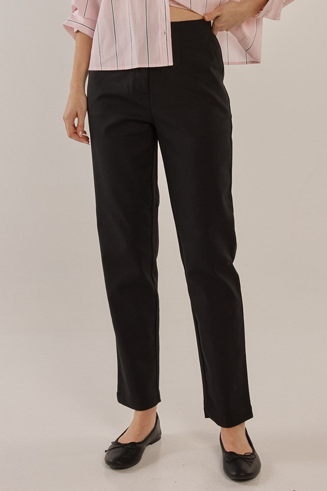 Paloma Straight Leg Pant - Black