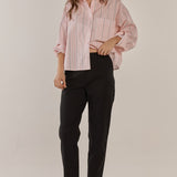 Paloma Straight Leg Pant - Black