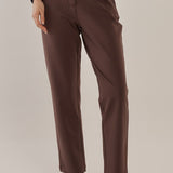 Paloma Straight Leg Pant - Chocolate
