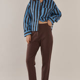 Paloma Straight Leg Pant - Chocolate