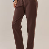 Paloma Straight Leg Pant - Chocolate