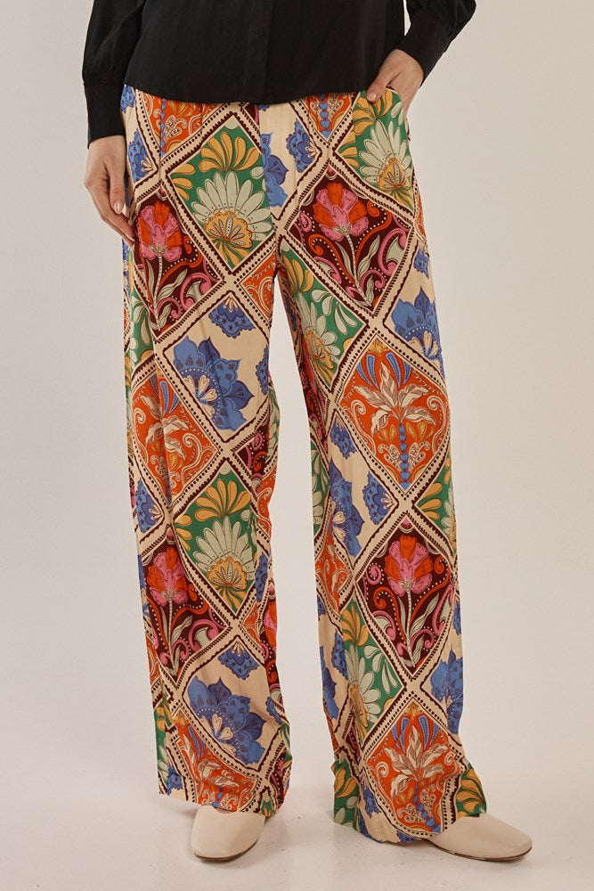 Lyon Pant - Villa Floral Print