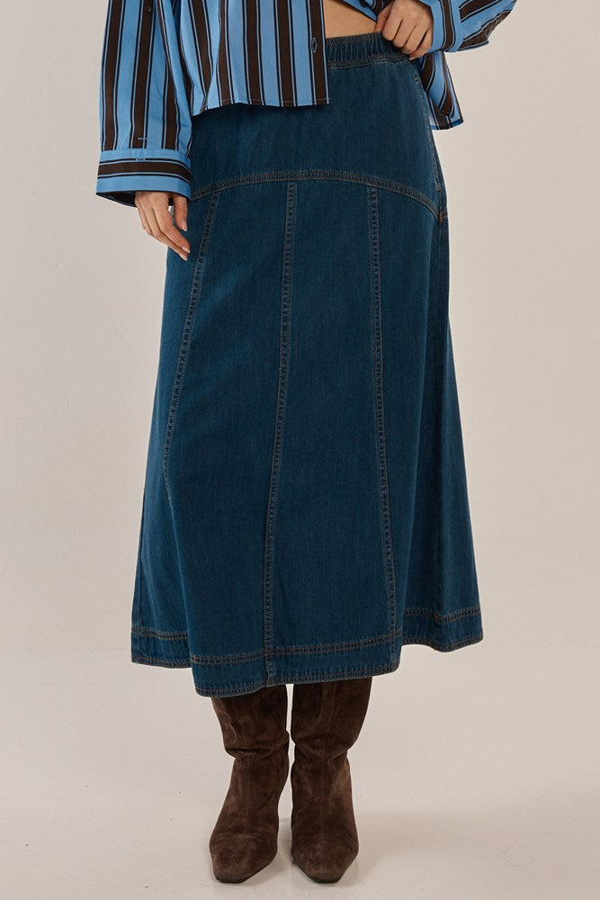 Dayton Skirt - Dark Vintage Wash