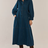 Detroit Dress - Dark Vintage Wash