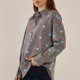 Athena Shirt - Mythology Stripe Print