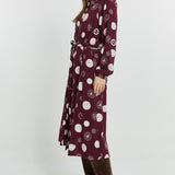 Stamp Shirt Dress - Postage Stamp Print