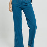 Patch Pocket Jean - Vintage Blue