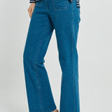 Patch Pocket Jean - Vintage Blue
