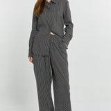 Tessa Relax Pant - Nutmeg Geo Print