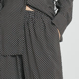 Tessa Relax Pant - Nutmeg Geo Print