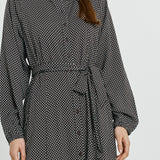 Tessa Shirt Dress - Nutmeg Geo Print