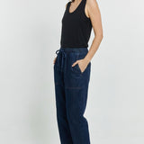 Quinn Stretch Jogger - Blue Wash