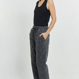 Quinn Stretch Jogger - Star Print