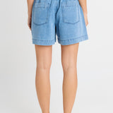 Quinn Cotton Short - Blue Medium