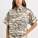 Dawn Denim Shirt - Animal | Betty Basics
