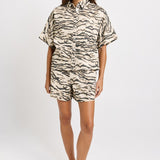 Dawn Denim Shirt - Animal | Betty Basics